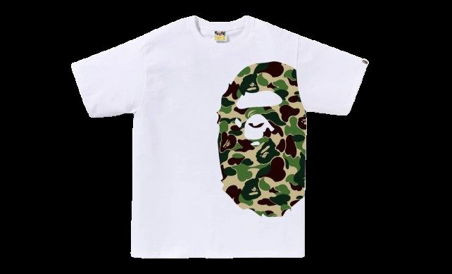 ABC CAMO SIDE BIG APE HEAD TEE